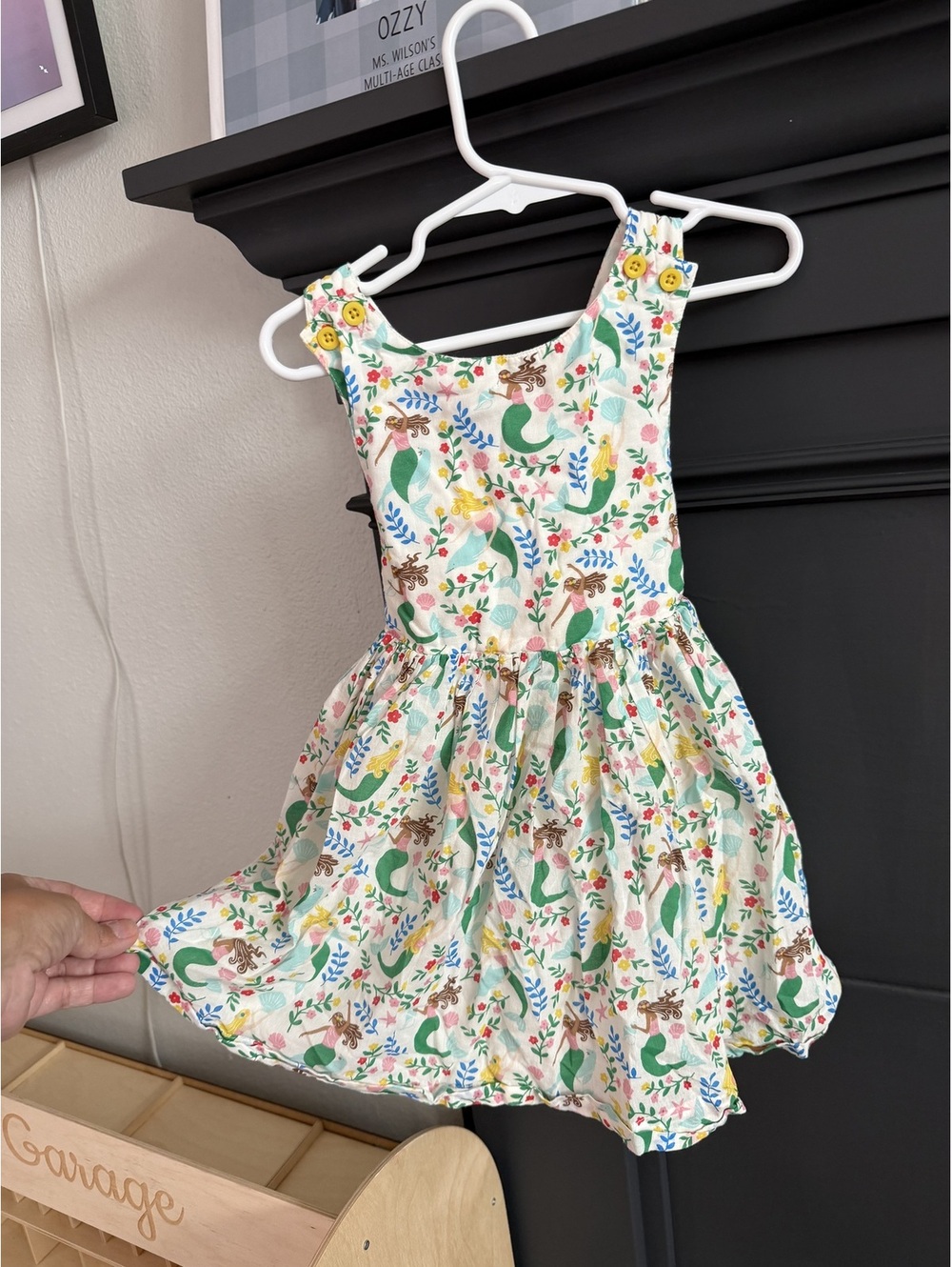 Mini Boden garden mermaid crossback dress size 2/3
